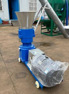 22千瓦电机饲料颗粒机畜牧养殖饲料颗粒成型机养殖场饲料颗粒机