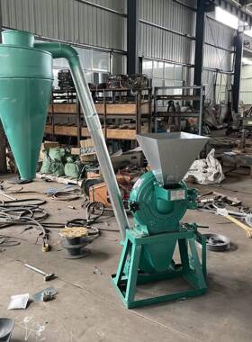 HF-320型草粉粮食粉碎机高粱精饲料粉碎机加厚贝壳粉碎机