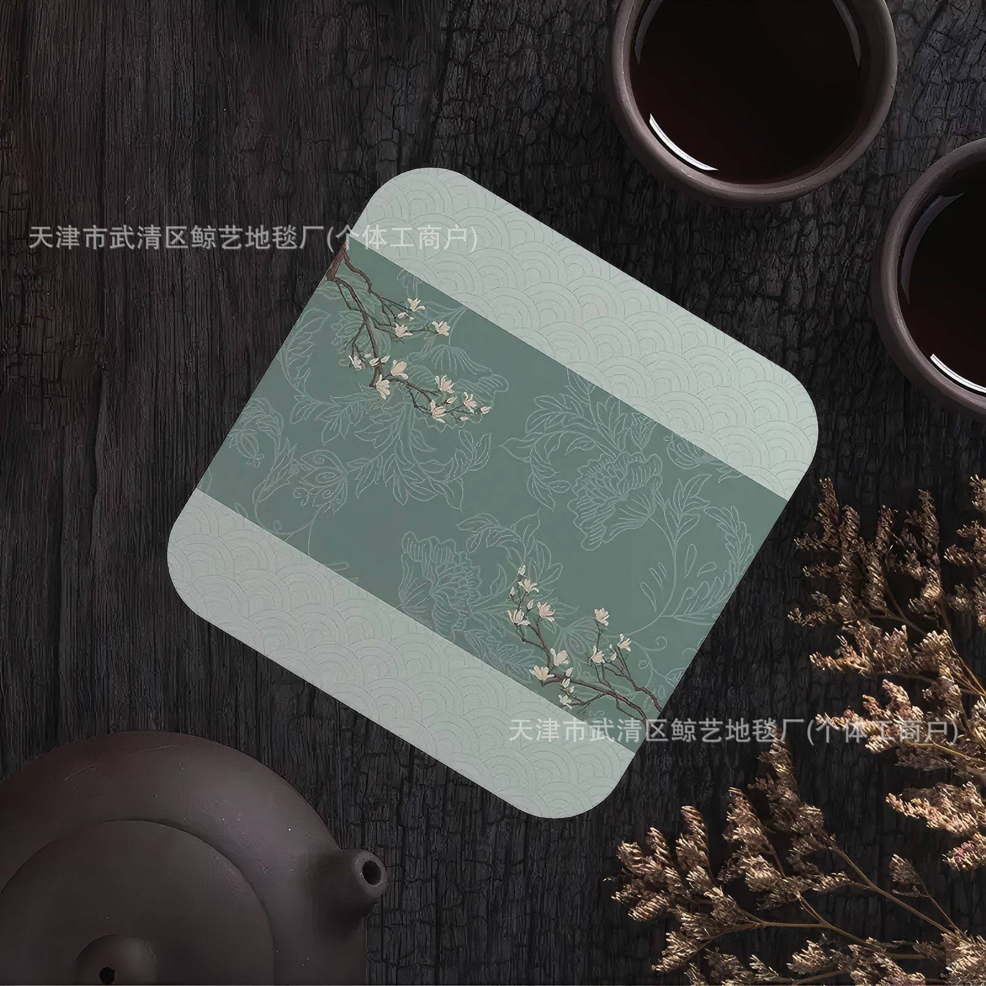 茶几桌垫硅藻泥餐桌杯垫中国风隔热垫花垫烟灰缸垫茶点盘垫茶垫,居家布艺,餐垫,淘宝优惠券,粉丝福利购,淘宝优惠卷