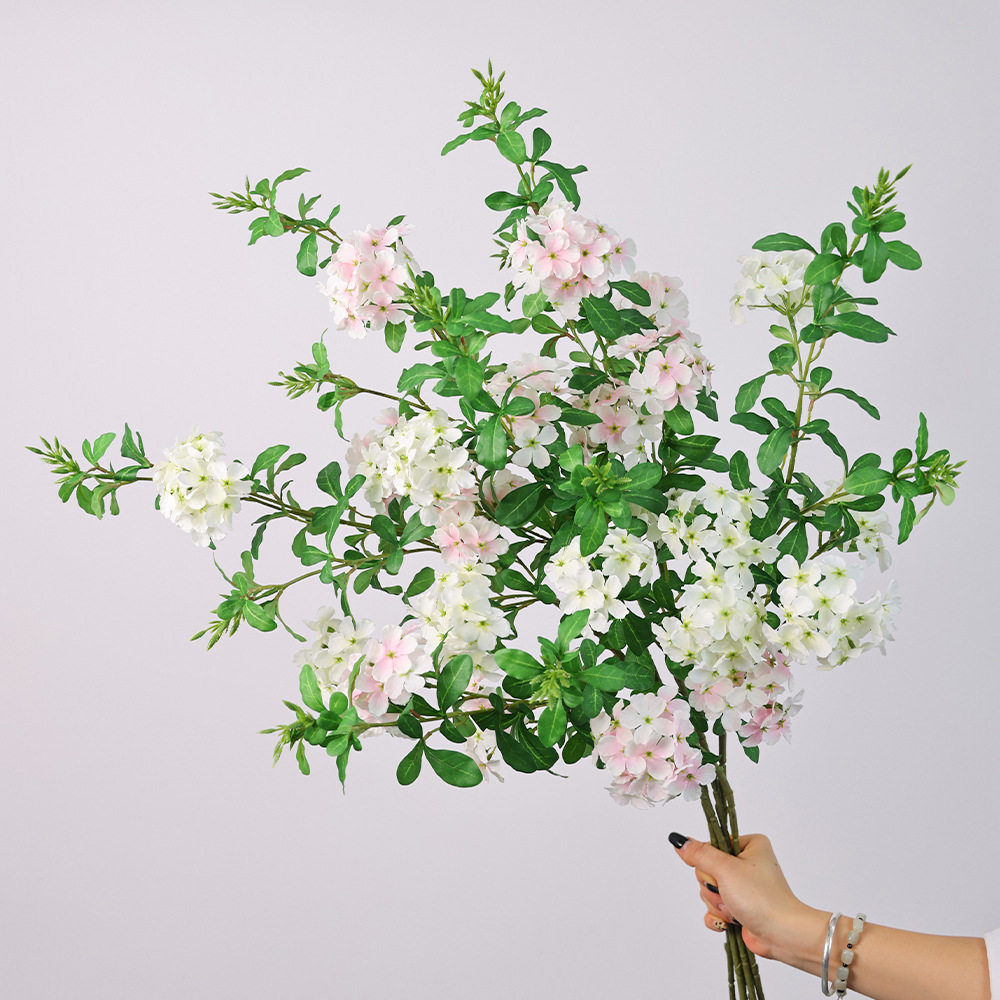仿真凤凰梨花假花瑞香花家居摆件小清新绣球婚庆装饰级花束布置图片