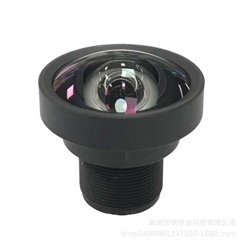 无畸变工业镜头2.2mm广角800万高清像素光学鱼眼配件M12接口650