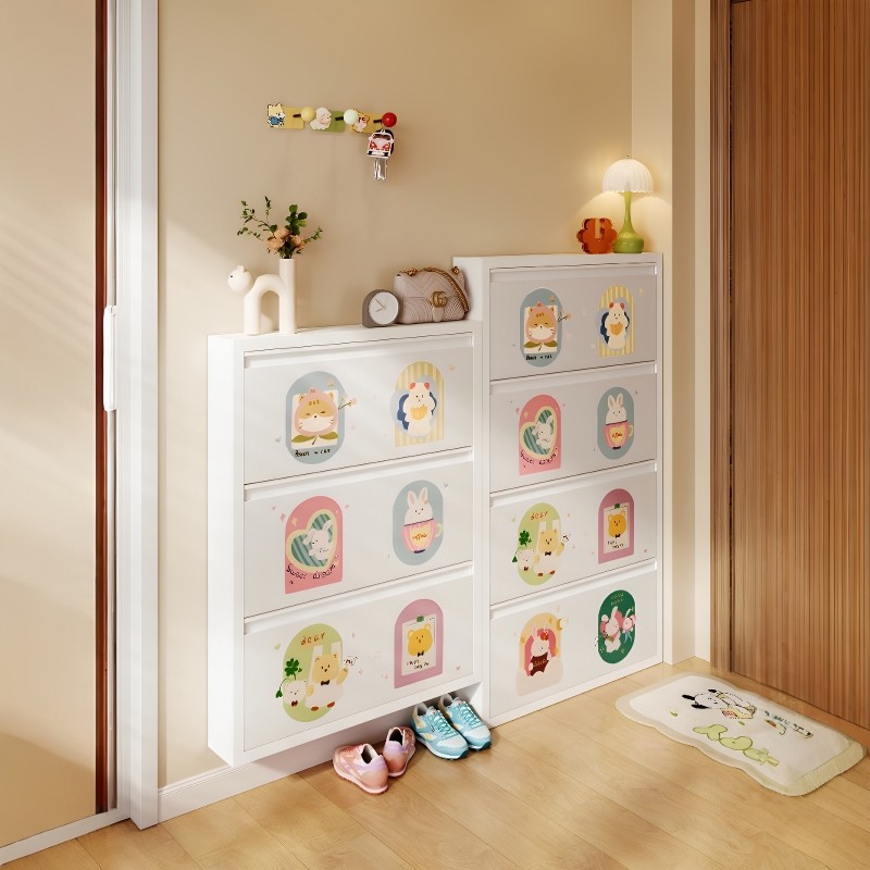 10cm超薄款鞋柜家用小窄门口入户门后玄关柜一体靠墙翻斗极窄鞋架,住宅家具,鞋柜,淘宝优惠券,粉丝福利购,淘宝优惠卷