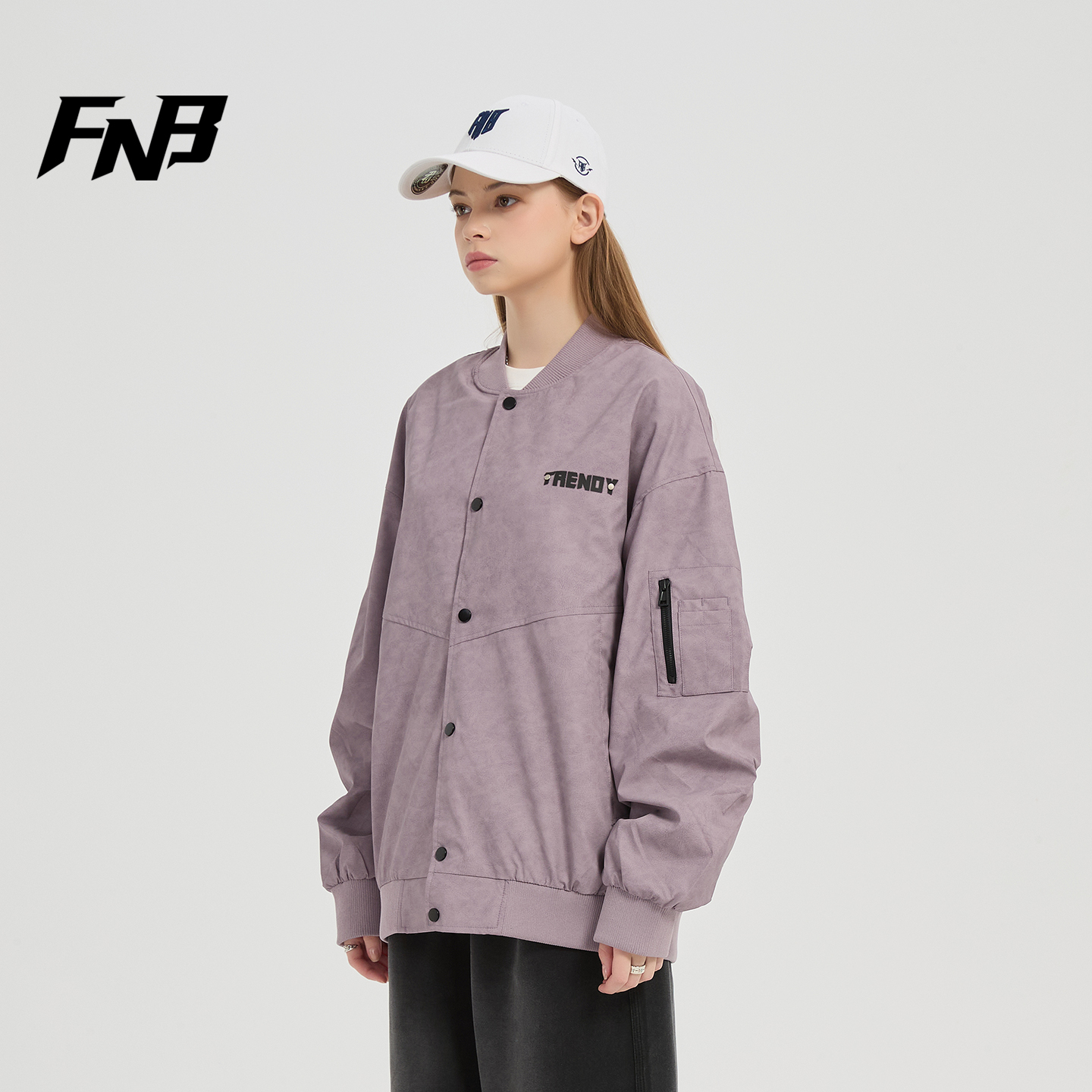 FNB潮牌棒球服男女款2025秋季美式夹克宽松百搭飞行员痞帅风外套