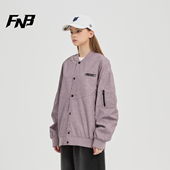 夹克宽松百搭飞行员痞帅风外套 美式 FNB潮牌棒球服男女款 2026春季
