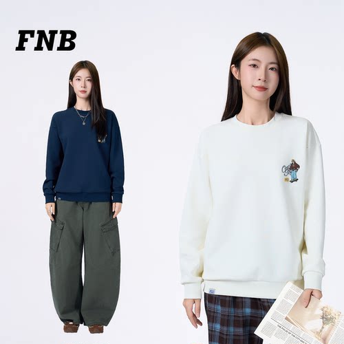 美国FNB经典简秋男女款宽松卫衣