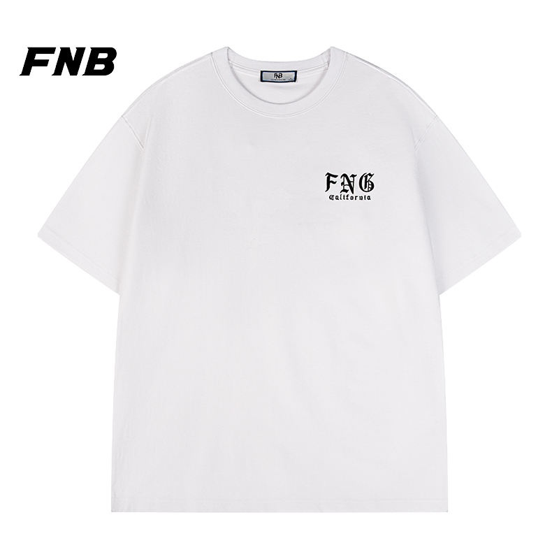 FNB美式潮牌夏季字母印花T恤