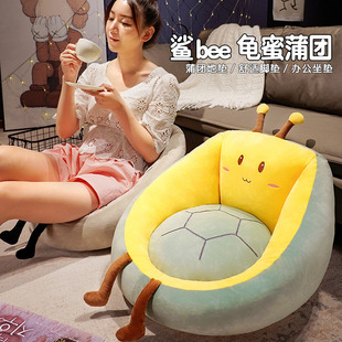 乌龟蒲团坐垫懒人地上屁股垫榻榻米靠背办公室椅垫客厅鲨bee坐墩