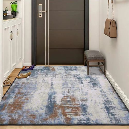 PVC剪裁加边款地垫客厅卧室茶几毯现代简约轻奢家用床边大地毯