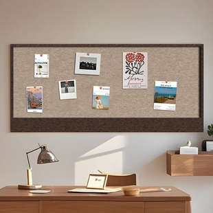 餐厅照片墙背景板毛毡板墙贴墙面装饰展示板自粘软木板留言板家用