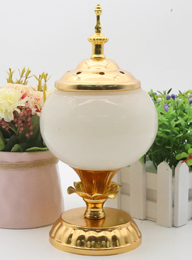 极速家用简约文艺摆件玉石香炉居家装饰熏K香炉摆件多规格创意香