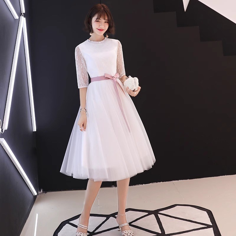 速发晚礼服高级感成人礼女孩高中生艺考钢琴演奏高端轻奢小众宴会