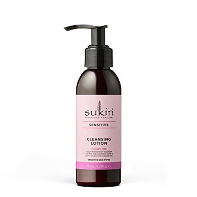 极速Sukin Sensitive Skin xCleansing Lotion  4.23 Ounces
