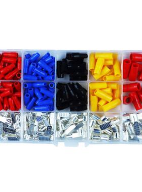 新品C45紫铜插片DZ47空开小黑夹铜接I线端子端头线耳 断路器片型