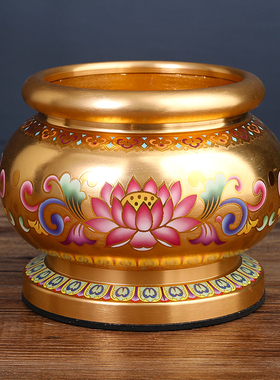 极速供佛用品大h全供奉套装佛堂摆件家用佛前供具水杯酥油灯供盘