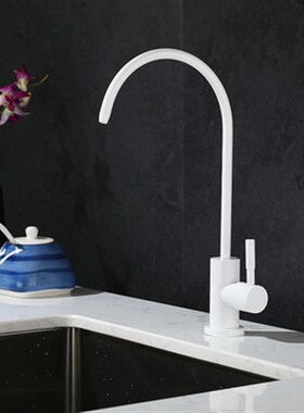 极速304不锈钢白色黑色厨房单2分B单冷旋转可嵌入式 直饮水4分净