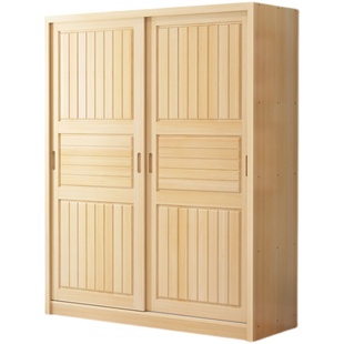 极速两扇门1.5米i衣柜1.5m宽80长推拉门2m一米五120高150实木100c