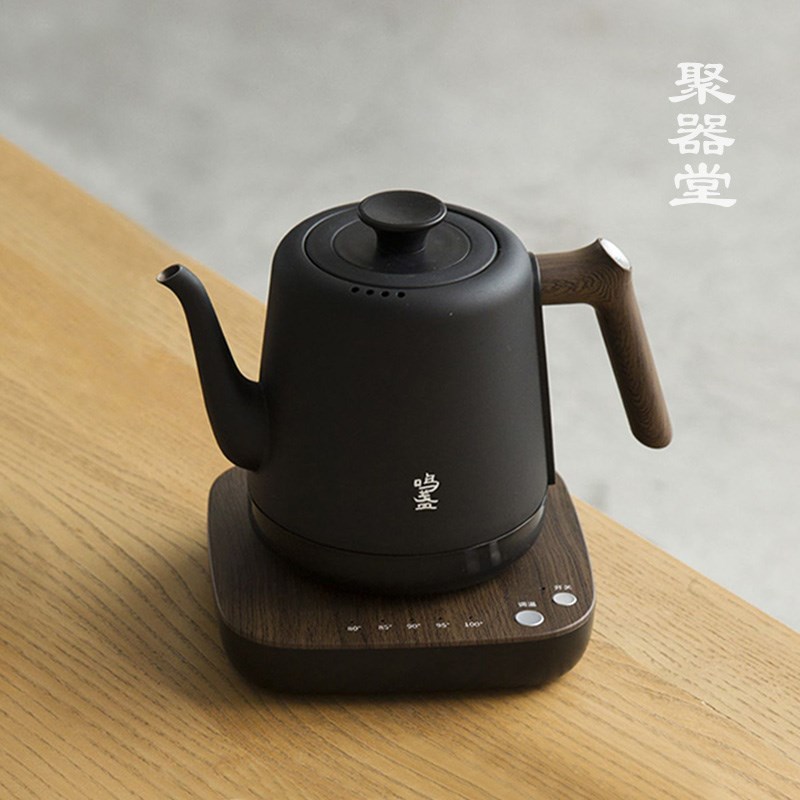 鸣盏MZ-152智能恒温电热烧水壶家用办公小型不锈钢泡茶壶保温一体