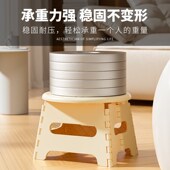 瀛欣塑料加厚折叠凳子家用坐椅卡通动物户外便携式 小板凳儿童矮凳