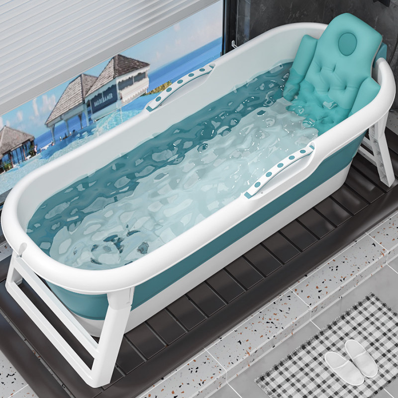 泡澡桶大人可折叠浴缸成人洗澡桶家用超大号洗澡盆可坐全身沐浴桶