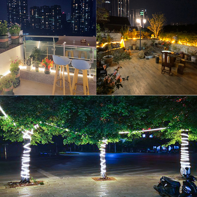 超亮包邮灯带led软工地养殖塔吊防雨照明长条灯220V家用室外灯带