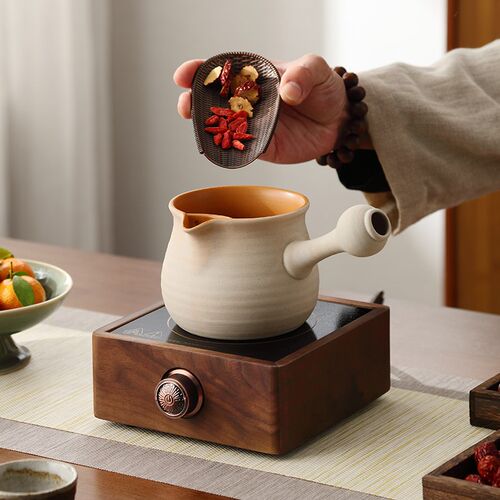 粗陶罐罐茶围炉煮茶壶新款煮茶器烤奶茶泡茶壶煮茶炉电陶炉一整套