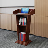 高档4S店迎宾台餐厅接待台酒店礼宾台发言台演讲台咨询实木讲台桌