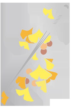 古风侠影书签中国风古典不锈钢金属文化礼品银杏叶宝剑武侠流苏