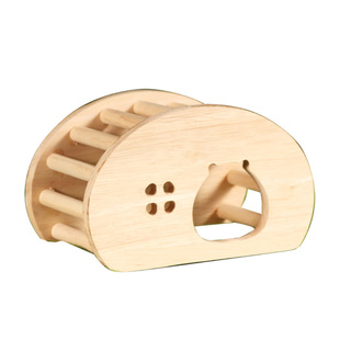 仓鼠睡窝躲避屋玩具实木小屋木房子金丝熊侏儒睡房子造景用品家具