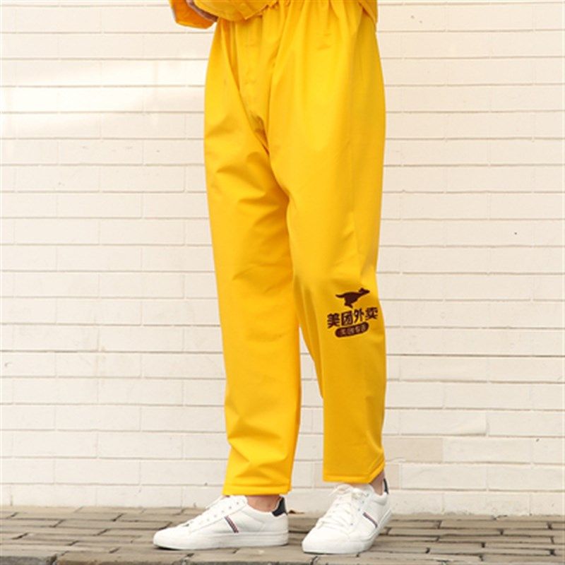 美团外卖雨衣雨裤套装 美团雨衣 骑手专送众包装备骑行水衣防暴雨