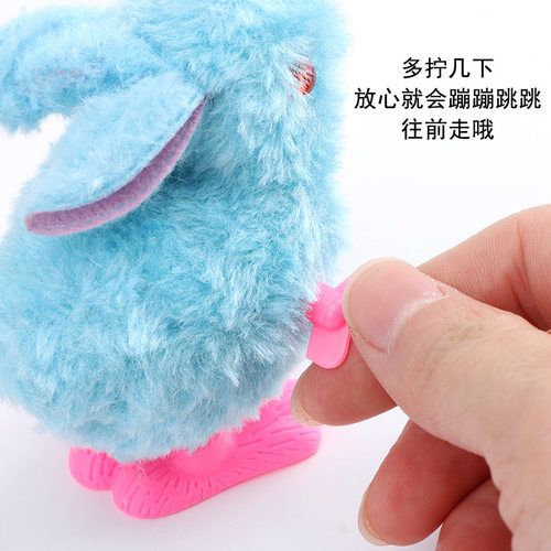 10个发条会走路兔子网红小礼品怀旧礼物开学儿童节赠送幼儿园奖品