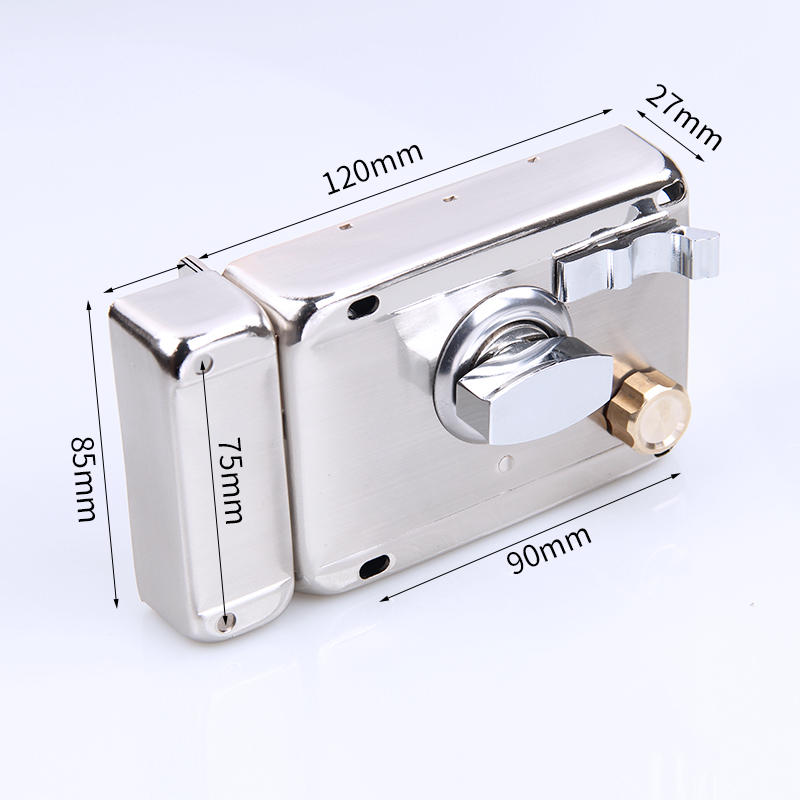 叶片空转外装门锁老式防盗门锁房门锁大门室内外房门木门锁铁门锁