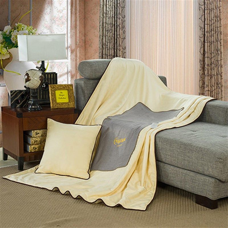 纯蚕丝抱枕被子两用旅行商务纯棉靠枕被全棉办公室沙发靠垫空调被,居家布艺,抱枕被,淘宝优惠券,粉丝福利购,淘宝优惠卷