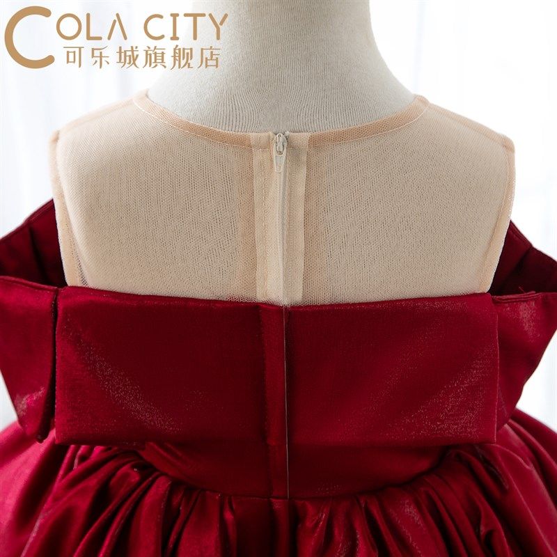 女童礼服短款儿童公主蓬蓬裙可爱钢琴演出宝宝周岁生日花童洋气夏