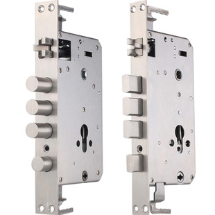 顾乐不锈钢304防插防盗门锁体双活双快大门锁体保德安锁体锁芯通