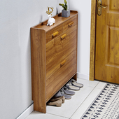 架 小户型鞋 超薄鞋 柜17cm经济型家用门口多功能省空间窄收纳翻斗式