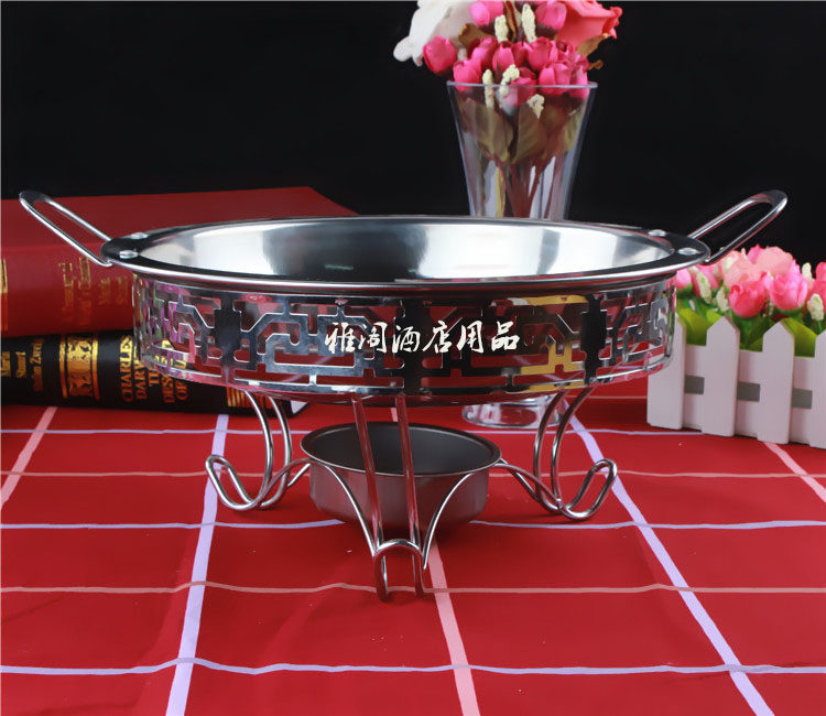 固体酒精炉不锈钢干锅锅仔液体火锅炉家用小火锅套装商用户外餐具