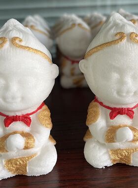 青海礼物特色工艺品茶卡盐雕DIY家装摆件送礼品斗战胜佛齐天大圣