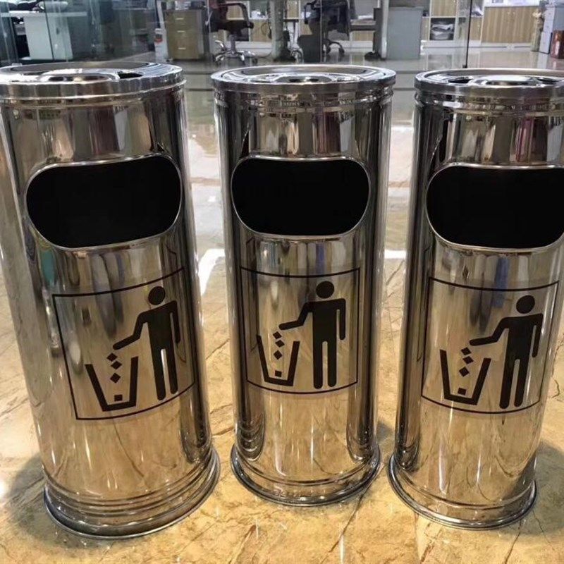 圆形果皮箱不锈钢垃圾桶酒店户外大堂立式方形带内桶卫生桶烟灰桶,家庭/个人清洁工具,垃圾桶,淘宝优惠券,粉丝福利购,淘宝优惠卷