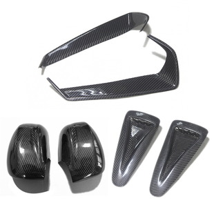 饰件机盖出风口 碳纤维灯眉后视镜壳外观件改装 适用于GTR R35改装