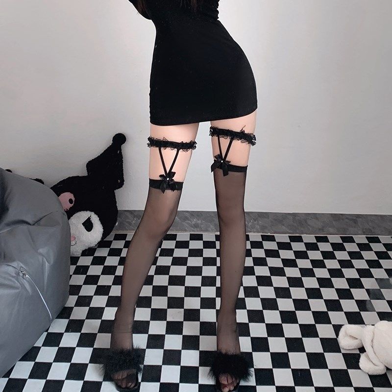 喵喵桃:性感黑丝3D蕾丝吊带黑丝大腿袜超薄透防滑过膝包芯丝长筒,女士内衣/男士内衣/家居服,连裤袜/打底袜,淘宝优惠券,粉丝福利购,淘宝优惠卷