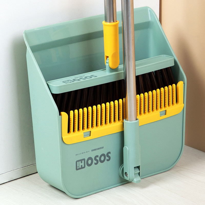 新疆包邮扫把簸箕套装家用笤帚客厅厨房浴室刮水扫帚不沾毛发神器