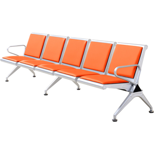 连排椅加固加厚机场椅五人位等候诊椅输液椅公共休息联连体座椅子