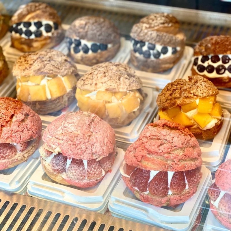 2寸千层蛋糕盒3寸杨枝甘露奶盖卷蛋糕卷小西点酥皮大泡芙打包盒子