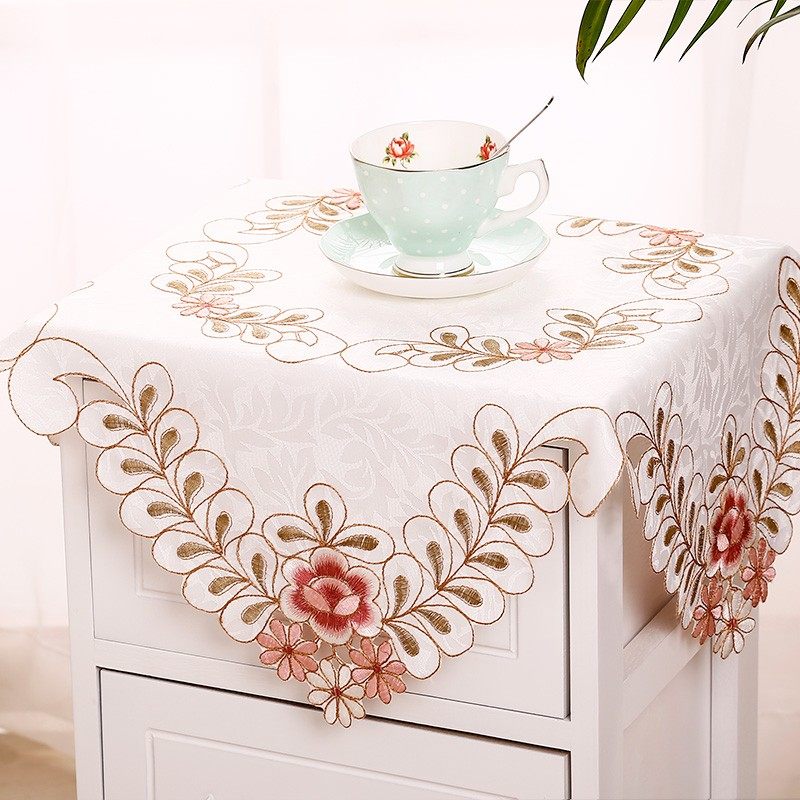 床头柜五斗柜防尘罩盖布欧式蕾丝镂空花边微波炉冰箱遮盖万能盖巾,居家布艺,万能盖巾,淘宝优惠券,粉丝福利购,淘宝优惠卷