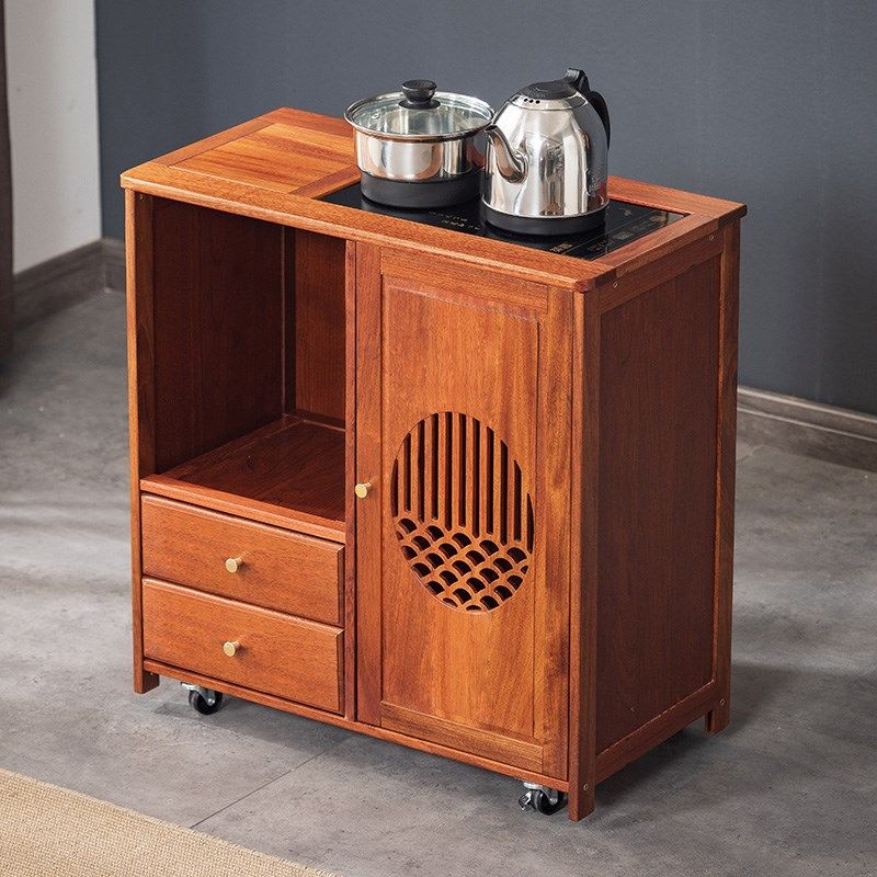 实木客厅茶几2024新款茶水柜可移动边几家用小户型茶车简约小茶台,住宅家具,茶几,淘宝优惠券,粉丝福利购,淘宝优惠卷