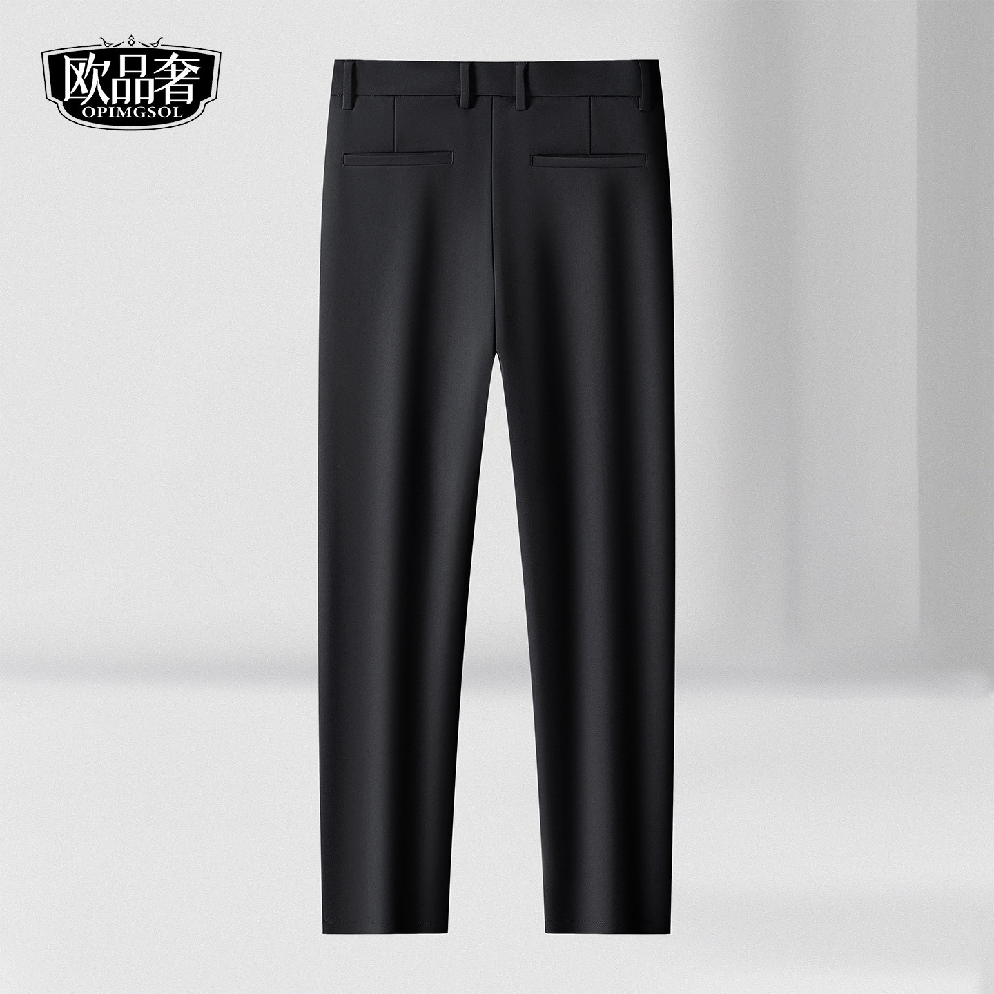 轻商务休闲西裤男款冬季加绒加厚保暖长裤子新款高端弹力直筒男裤