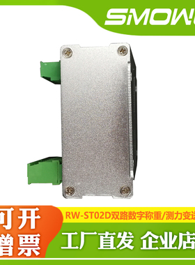 称重变送器RW-ST02D双通道MxodBus 485测力变送器固定/导轨安装
