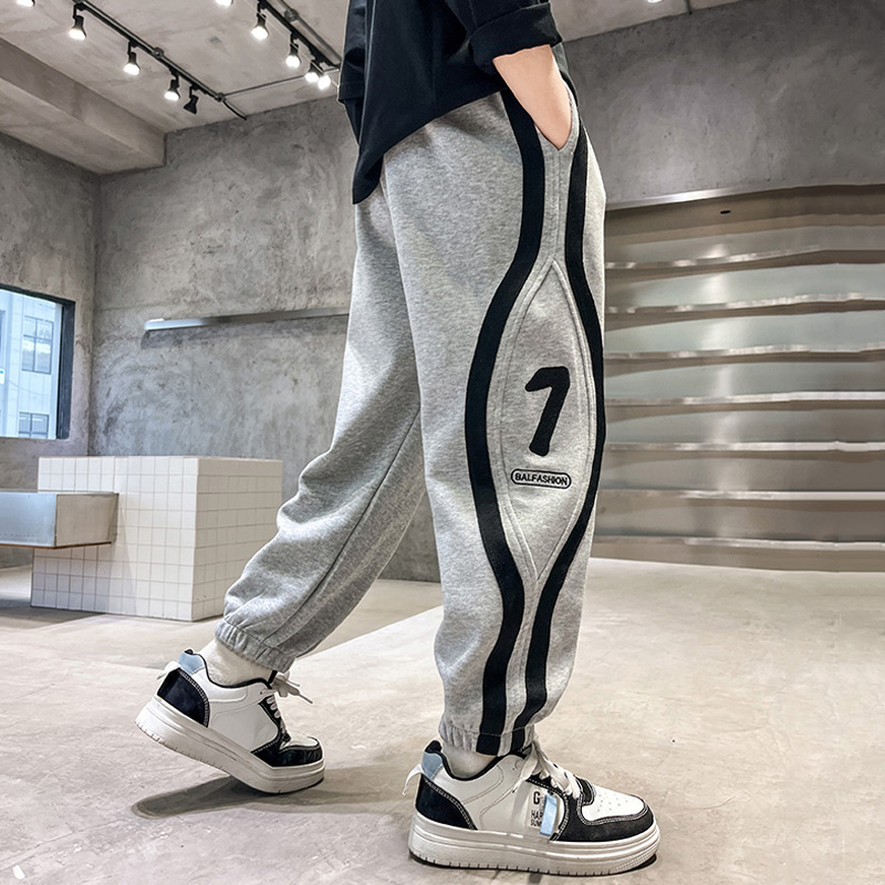 男童裤子春秋款2024新款