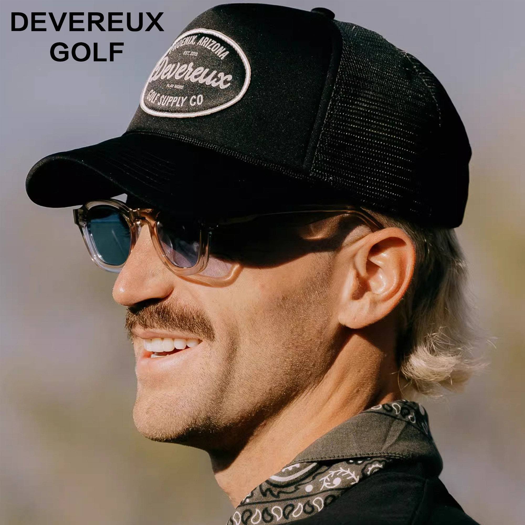 DEVEREUX高尔夫球帽男潮流运动鸭舌帽夏季网眼透气棒球帽遮阳帽男,运动/瑜伽/健身/球迷用品,高尔夫球帽,淘宝优惠券,粉丝福利购,淘宝优惠卷