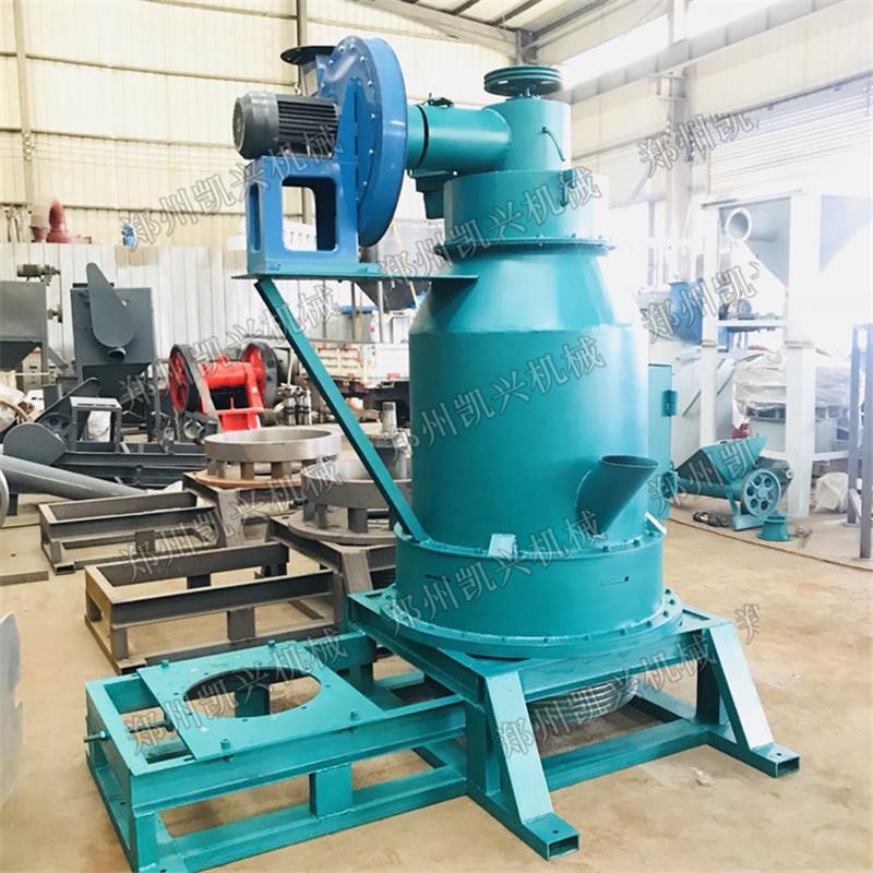 凯兴木糠木屑粉末磨粉机120目立式木粉研磨机